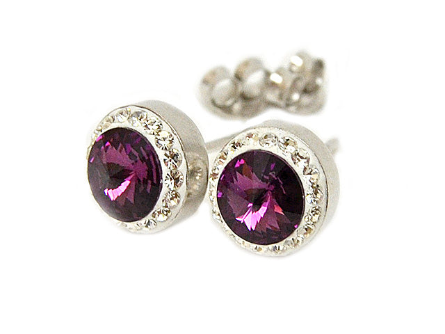 Damen Silberohrstecker Swarovski - Gentiuss