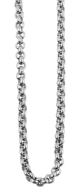 Damen Erbskette aus Edelstahl/Silberfarbe- Gentiuss