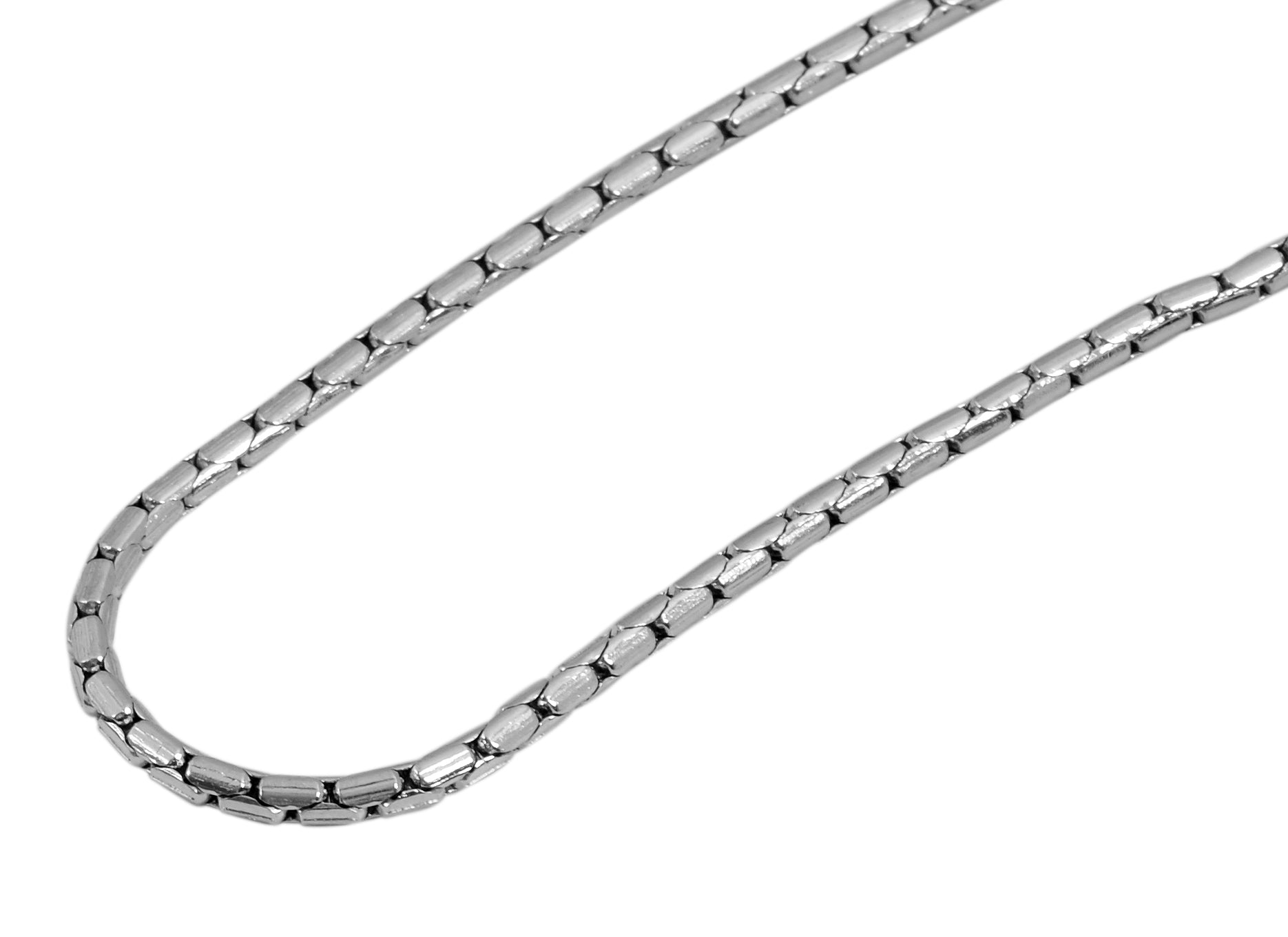 Unisex Halskette aus Edelstahl im Kobramuster - Gentiuss