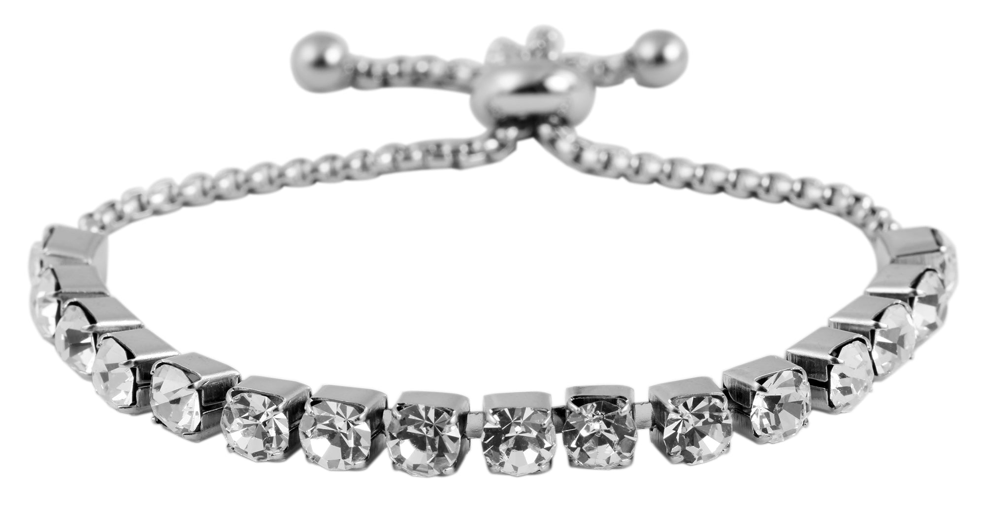 Edelstahlschmuckset aus Armband und Ohrringen - Gentiuss