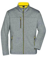 Herren Angenehmes,weiches,2-lagiges Softshelljacke-Gentiuss