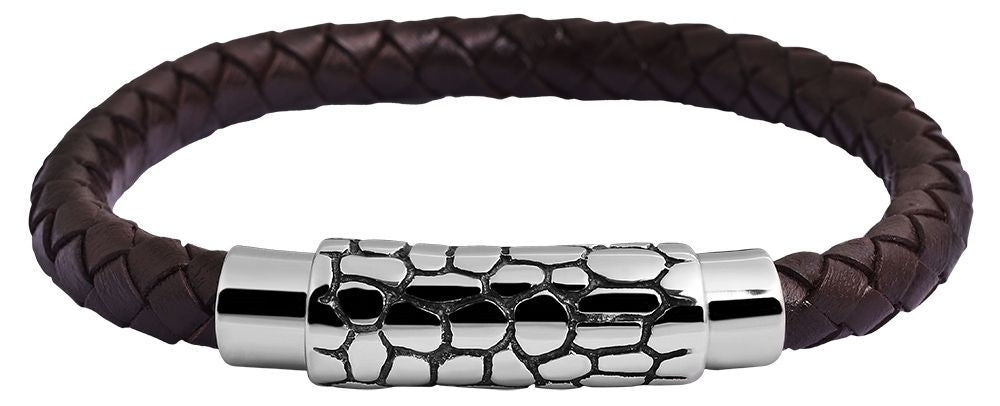 Herrenarmband aus Echte leder - Akzent Geflochten - Gentiuss