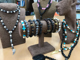 Hamsa/Lavastein-Edelstein Armband - Gentiuss