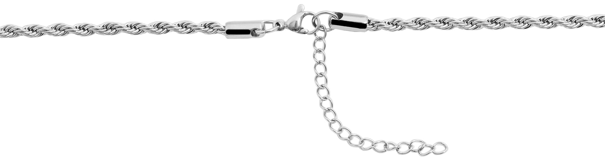 Damen Kordelkette Edelstahl - Gentiuss