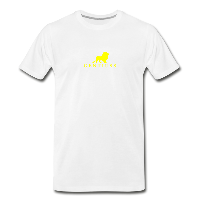 Männer Premium Bio T-Shirt - Weiß - Gentiuss