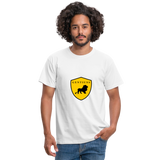 Männer T-Shirt - weiß-Klassisch geschnittenes T-Shirt für Männer-Gentiuss