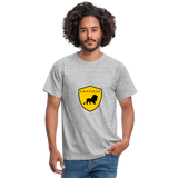 Männer T-Shirt - Grau meliert-Klassisch geschnittenes T-Shirt für Männer-Gentiuss