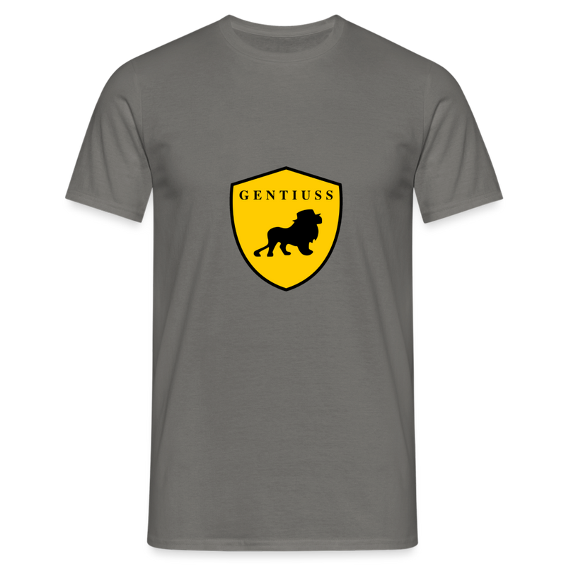 Männer T-Shirt - Graphit-Klassisch geschnittenes T-Shirt für Männer-Gentiuss