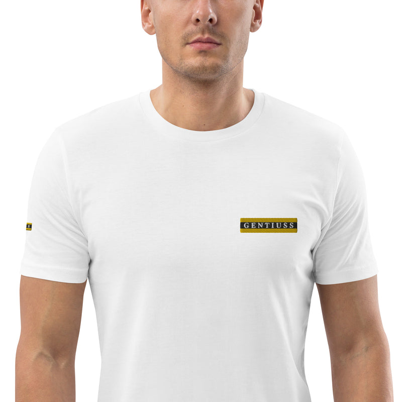 Herren-Bio-Baumwoll-T-Shirt-Gentiuss